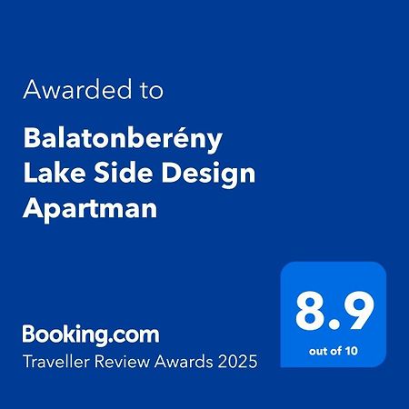 Balatonberény Lake Side Design Apartman Exterior foto